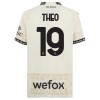 Virallinen Fanipaita AC Milan Theo Hernandez 19 Neljäs Pelipaita 2023-24 Valkoinen - Miesten
